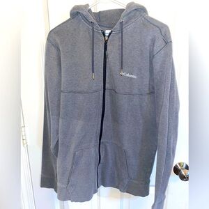 Columbia Zip Up Gray Jacket Size M